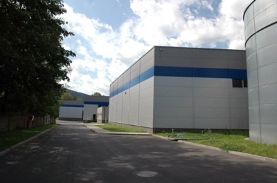 Hala magazynowa fabryki papieru WEPA Professional w Piechowicach