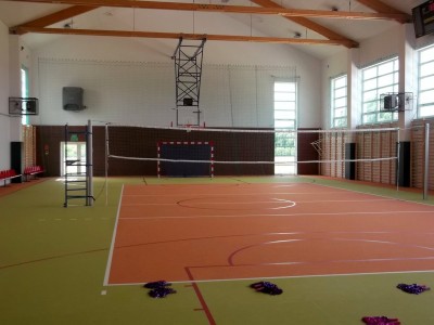 Sala gimnastyczna w Niwiskach