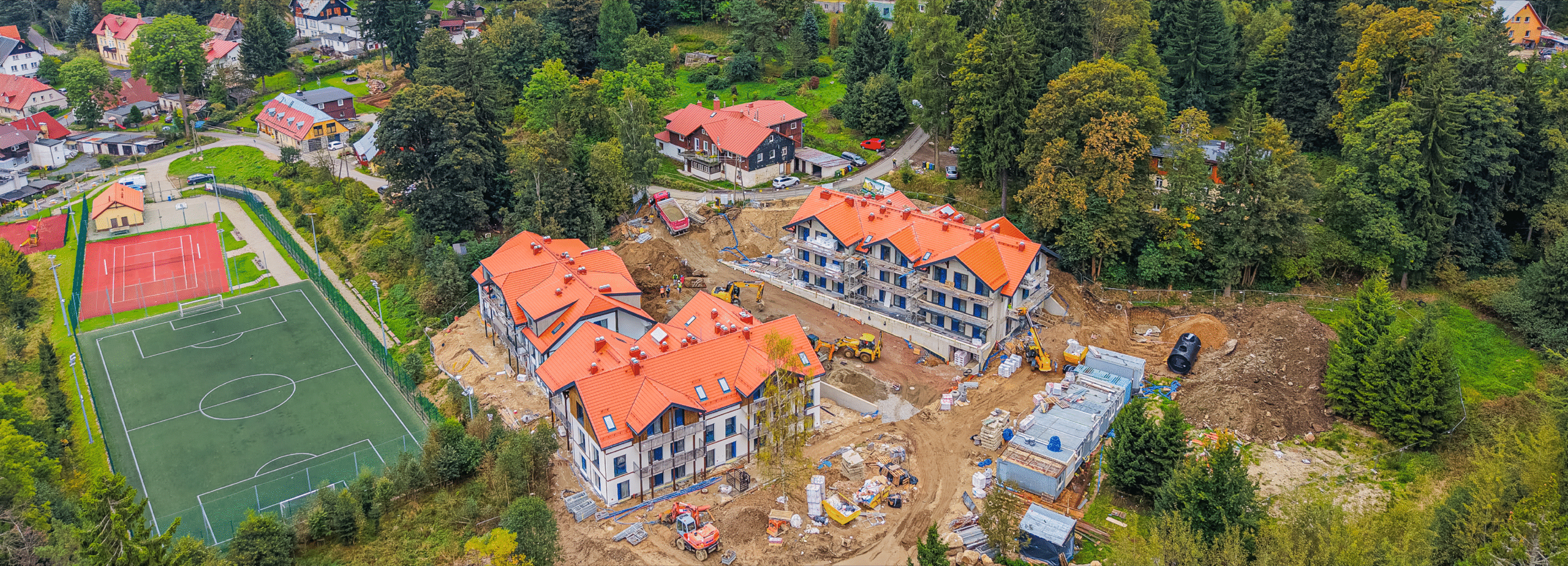 Postępy prac w Botanic Resort w Szklarskiej Porębie